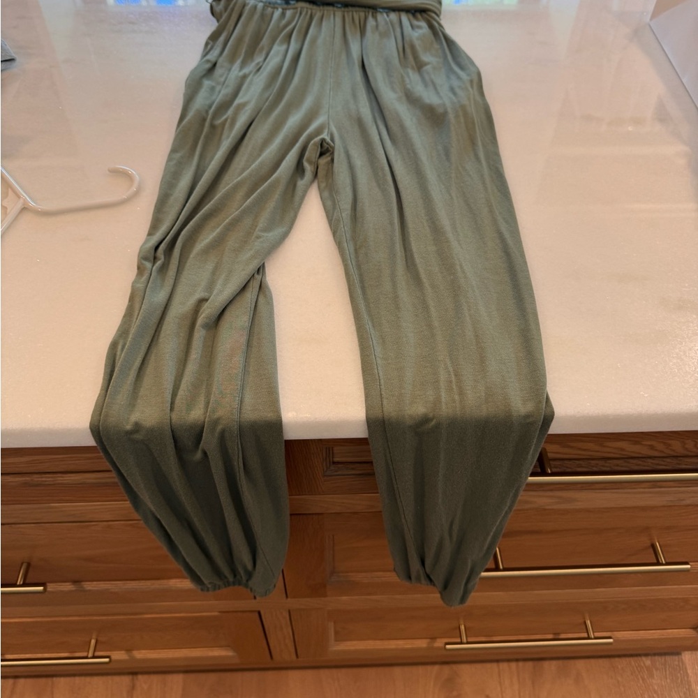 Abercrombie & Fitch Green Jumpsuit